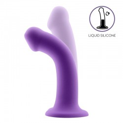 Dildo silicona liquida hiper flexible 16,5 cm talla S