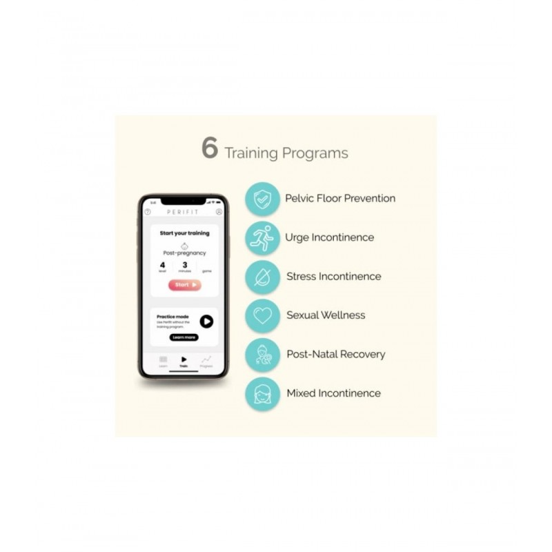 Perifit ejercitador suelo pelvico app verde