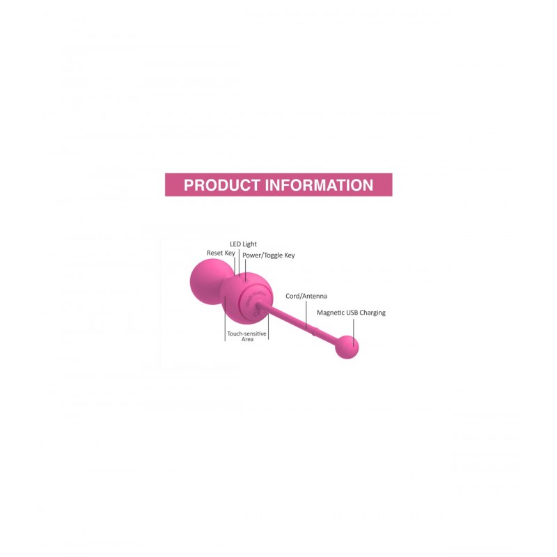 Magic motion bolas chinas kegel master rosa app
