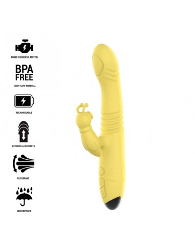 Vibrador multifunción recargable up & down con...
