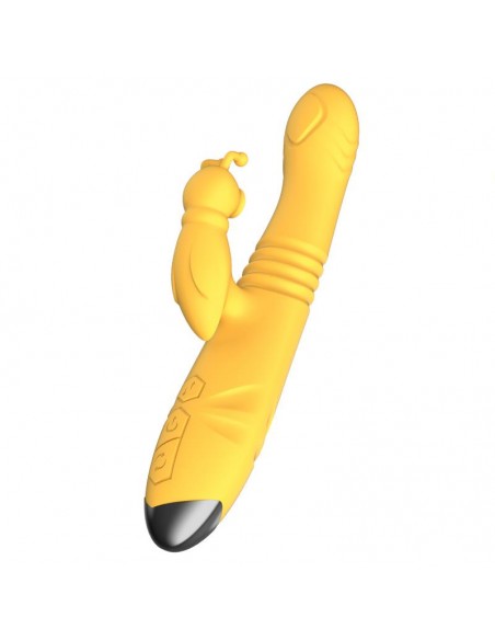 Vibrador multifunción recargable up & down con estimulador de clitoris