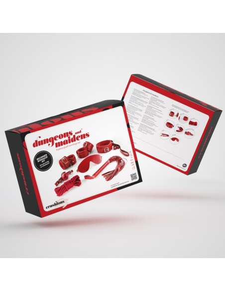 Kit bdsm dungeons andmaidens crushious rojo