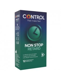 Preservativos  non stop retard 12 unds control 54 mm