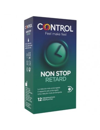 Preservativos  non stop retard 12 unds control 54 mm