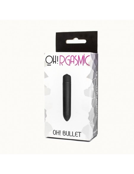 Bala vibradora Ohrgasmic negra10 V