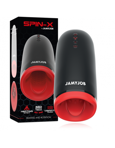 Masturbador jamijob  spin -x con rotacion y funcion calor y funcion calor