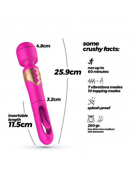 Masajeador doble con oscilacion big ben crushious