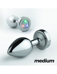 Plug anal mediano con led Borealis crushious 2