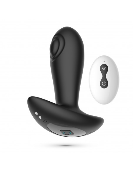 Plug anal con golpeo y mando a distancia octo crushious