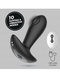 Plug anal con golpeo y mando a distancia octo crushious 2