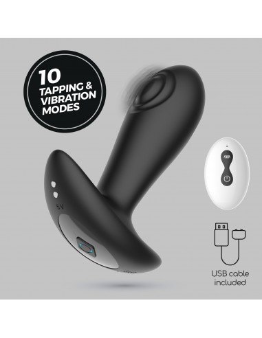 Plug anal con golpeo y mando a distancia octo crushious