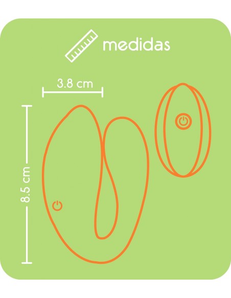 Getlov hera vibrador parejas pinza