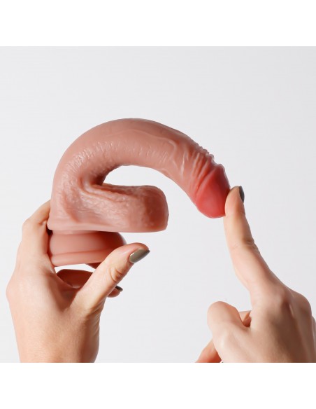 Dildo de silicona liquida inviktus 7 piel