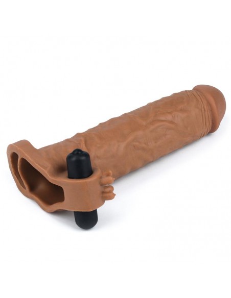 Funda para el pene con vibraciòn add 2 pleasure xtender natural