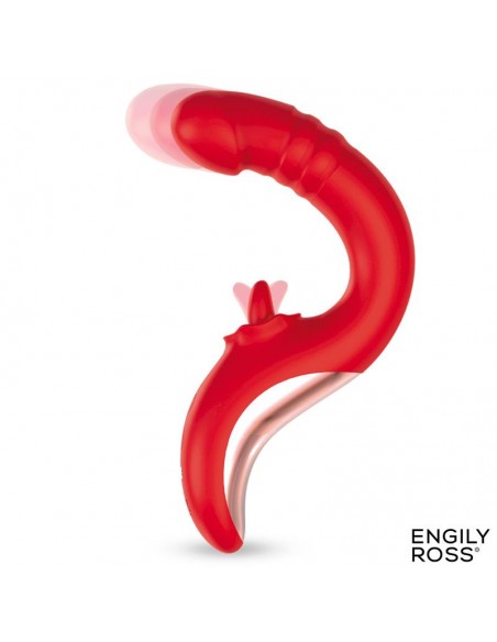 Vibrador Drako con Thrusting y Lengua Oscilante 360º