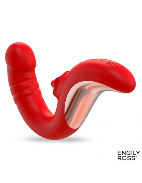 Vibrador Drako con Thrusting y Lengua Oscilante 360º