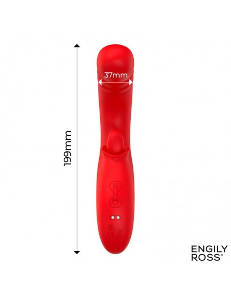 Vibrador Drako con Thrusting y Lengua Oscilante 360º