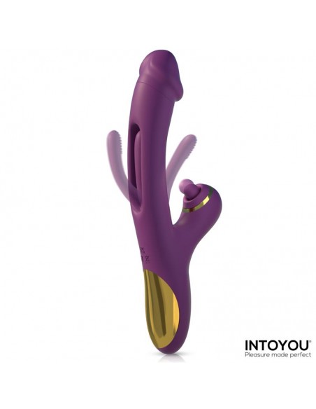 Vibrador con lengua movimiento flipping y bola golpeteo intoyou siter