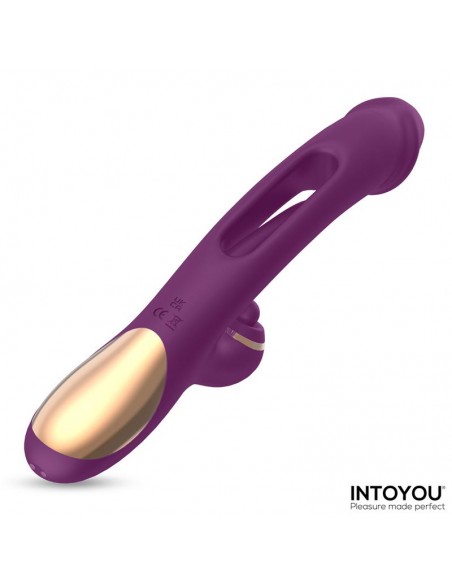 Vibrador con lengua movimiento flipping y bola golpeteo intoyou siter
