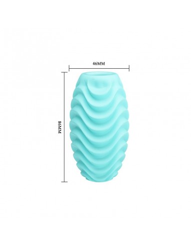 Huevo masturbador doble cara azul