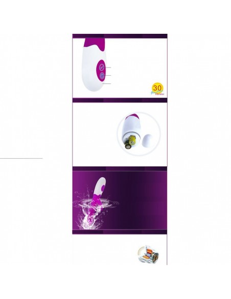Vibrador silicona 30 ritmos snappy