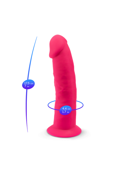 Dildo silexd realista memory rosa model 2 7,5 pulgadas