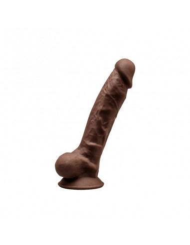 Dildo silexd realistico chocolate 17,6cm