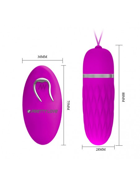 Huevo vibrador dawn flirtation con mando a distancia