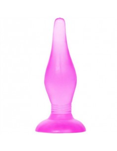 Plug anal tacto suave lila 14,2 cm