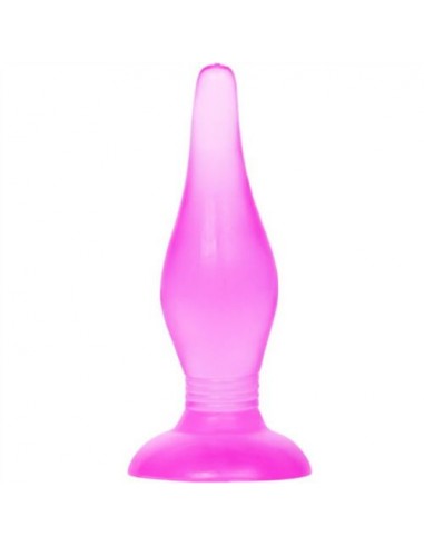 Plug anal tacto suave lila 14,2 cm