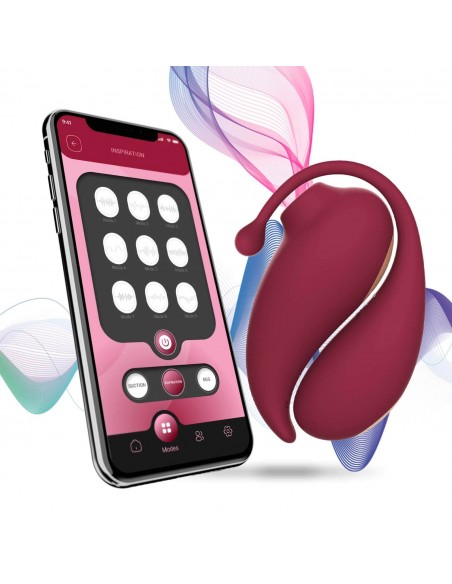 Succionador de clítoris + huevo Control Remoto App inspiration