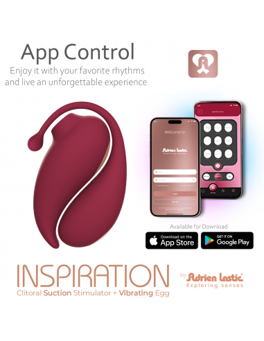 Succionador de clítoris + huevo Control Remoto App inspiration