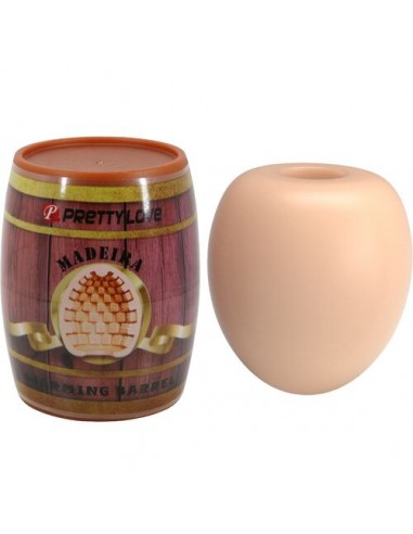 Masturbador masculino huevo natural modelo 2 barril