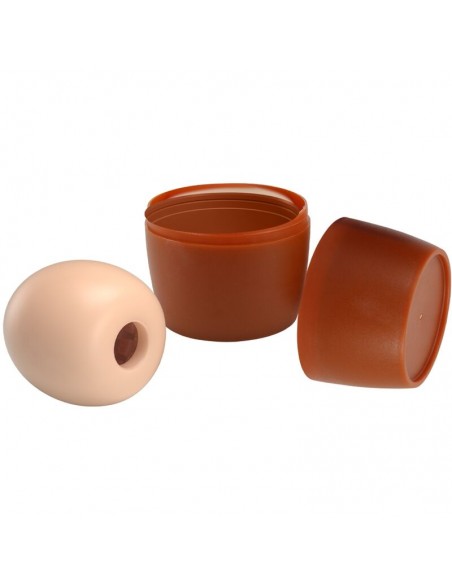 Masturbador masculino huevo natural modelo 2 barril
