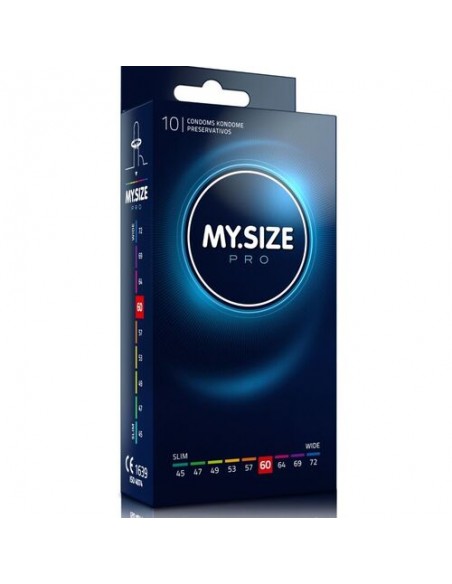 My size 60 mm natural condom latex10 uds