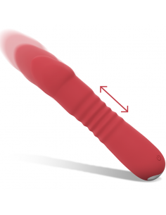 Vibrador juni up & down 10 ritmos rojo