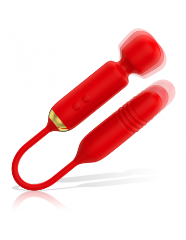 Vibrador y estimulador toscana double pleasure wand + up and down