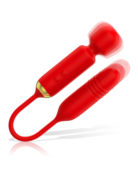 Vibrador y estimulador toscana double pleasure wand + up and down