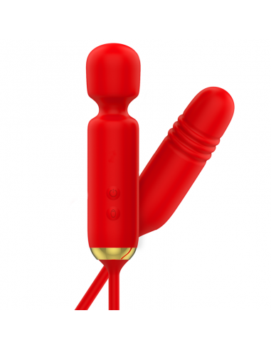 Vibrador y estimulador toscana double pleasure wand + up and down
