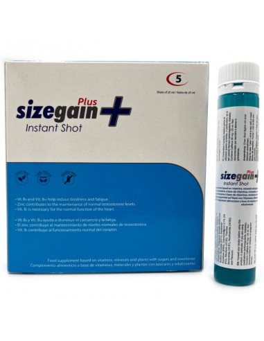 Sizegain plus vigorizante masculino 5 uds