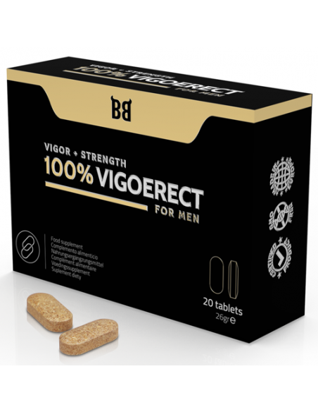 Vigoerect 100% potenciador para hombre 20 capsulas Black bull