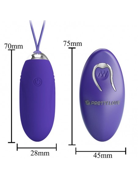 Vibrador recargable control remoto