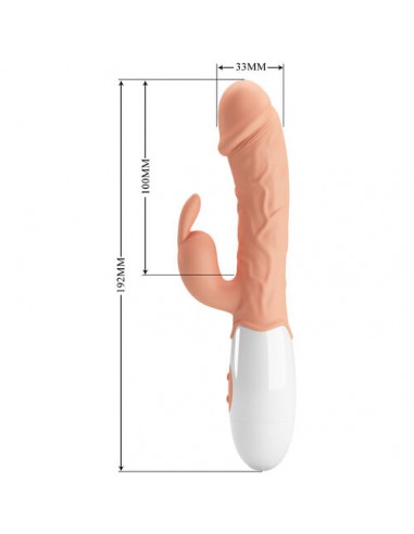 Vibrador easter bunny con estimulador de clitoris