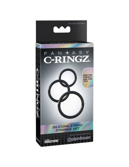 Set de anillas silicona stamina fantasy c-ringz