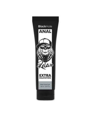 Gel base agua dilatador anal 150 ml black hole
