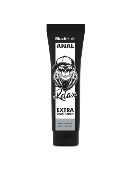 Gel base agua dilatador anal 150 ml black hole