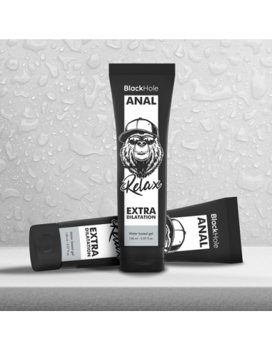 Gel base agua dilatador anal 150 ml black hole