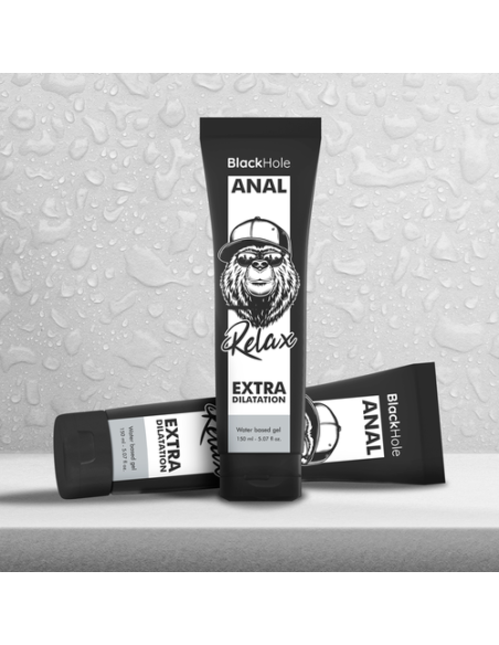 Gel base agua dilatador anal 150 ml black hole