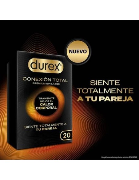 Durex conexión total ultra fino plus sin latex 20 uds
