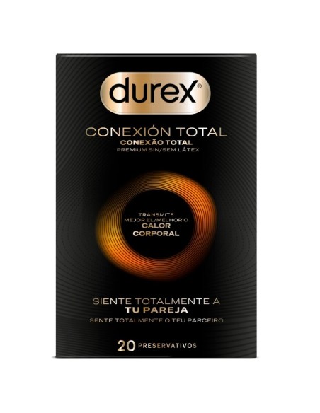 Durex conexion total ultra fino plus sin latex 20 uds 56 mm